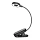 Tech-Protect LL100 bezvadu lasīšanas lampa ar klipsi, melna