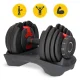 4Fizjo 1177 regulējama hantele Premium 16 kg, melna