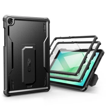 Tech-Protect Kevlar Pro apvalks Samsung Galaxy Tab A9+ / A11+ planšetdatoram - melns | Phone Case Cover
