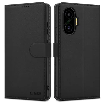 Tech-Protect Wallet atverams vāciņš Xiaomi Poco F7 5G, Melns