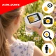 Digitālais kabatas mikroskops bērniem Kruzzel 1000x 2MP IPS, balts