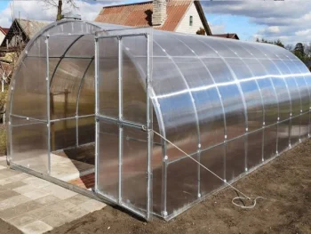 Siltumnīca KLASIKA TUBE 3x8 m (24 m²), 4 mm polikarbonāts, ar pamata profilu