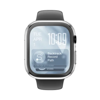 Aizsargstikls ar vāciņu AmazingThing Radix Apple Watch Series 11 42mm, caurspīdīgs