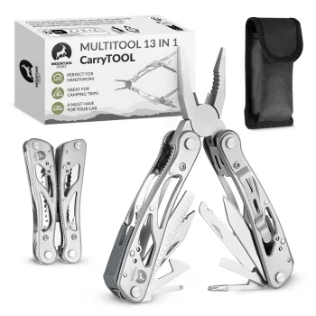 Daudzfunkcionāls instruments 13in1 CarryTOOL Mountain Goat, sudraba