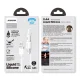 Joyroom USB-A uz Lightning silikona kabelis 2.4A 1.2m, balts
