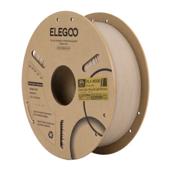 Elegoo PLA Wood 3D printera kvēldiegs 50.203.0652 (gaišais ozols)