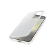 Samsung Galaxy S24+ atverams vāciņš maciņš grāmatiņa Smart View Wallet, balts