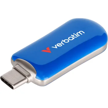 USB zibatmiņa Verbatim Plectra 30235 512 GB USB-C, zila