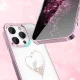Vāciņš Kingxbar Wish Series priekš iPhone 14 Plus ar kristāliem, rozā