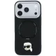 Karl Lagerfeld vāciņš iPhone 18 Pro Max / 17 Pro Max ar Ring Stand 360 MagSafe, melns