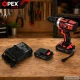 OPEX TOOLS OPX28034 21V Akumulatora triecienurbjmašīna un instrumentu komplekts