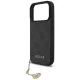 Guess 4G Charms Collection MagSafe vāciņš iPhone 17 Pro, melns