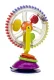 Attīstoša Rotaļlieta \"Panorāmas Rats\" Ar Piesūkni | Children\'s Toy \"Ferris Wheel\"