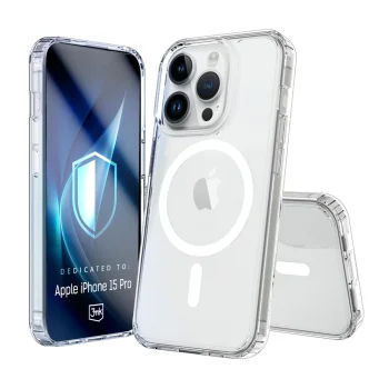 3mk Armor MagCase vāciņš iPhone 15 Pro caurspīdīgs