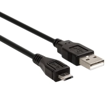 Maclean MCTV-758 Micro USB kabelis, 1.5m, Melns