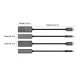 Tīkla adapteris Orico XC-R45-V1 USB-C uz RJ45 Gigabit Ethernet 1 Gbps, melns