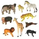 Dzīvnieku figūriņu komplekts Zoo Safari Farma ar kasti, 28 gab.