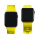 3mk silikona siksniņa viedpulkstenim Apple Watch 38 / 40 / 41 mm, dzeltena
