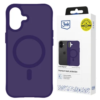 3mk Smoke MagCase vāciņš priekš iPhone 17 ar MagSafe atbalstu, violeti caurspīdīgs
