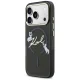 Karl Lagerfeld IML Choupettes Karl Script vāciņš iPhone 17 Pro, Melns