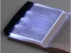 Pārnēsājams LED gaismas panelis grāmatu lasīšanai naktī, melns