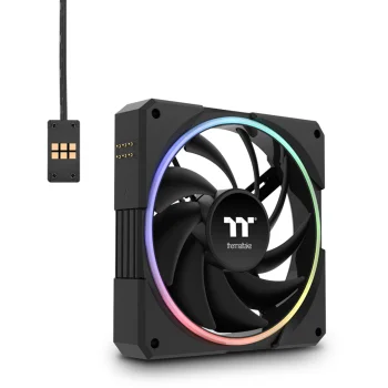 Thermaltake TS120 EX RGB 120mm datora ventilators 3 gab. melns