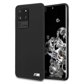 BMW silikona M kolekcijas vāciņš Samsung Galaxy S20 Ultra - melns | Silicone Collection Phone Case Cover Black