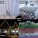 LED gaismas tīkls Telcon, 3 x 3 m, 240 LED, auksti balts