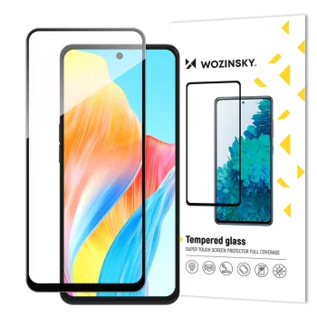 Wozinsky Realme 11 rūdītais aizsargstikls Full Glue, melns
