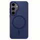 3mk Smoke MagCase vāciņš priekš Samsung Galaxy S25, zili caurspīdīgs