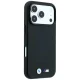 BMW M Blue Perfo Metal Logo MagSafe vāciņš iPhone 18 Pro / 17 Pro, melns