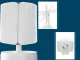Salokāms LED kosmētikas spogulis ar palielinājumu 2x 3x