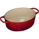 Čuguna sautējamais trauks Le Creuset Signature ovāls 31 cm 6.3 l, Cerise