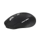 Ergonmiska bezvadu pele Wozinsky WMGK-1134 Bluetooth + 2.4 GHz, melna