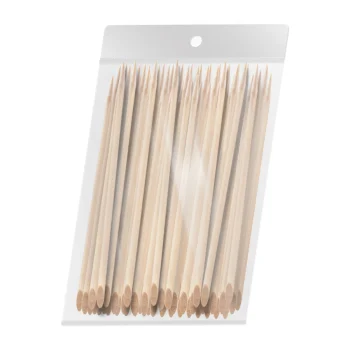 Koka kociņi kutikulai manikīram 15 cm 100 gab Ocho Nails