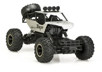 RC Rock Crawler 1:12 4WD metāla tālvadības automašīna, sudraba