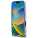 Guess vāciņš iPhone 16 Pro Max 6.9\" PU Grained Hot Stamp 4G Triangle Metal, violets
