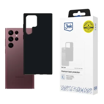3mk Matt Case Samsung Galaxy S22 Ultra vāciņš, melns