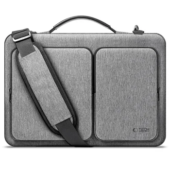 Tech-Protect Defender Bag 13-14" klēpjdatora soma, pelēka