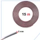Pašlīmējošā hromētā dekoratīvā līste auto moldingam 6mm x 15m, sudraba