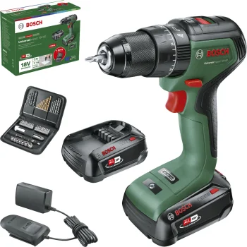 Akumulatora triecienurbjmašīna Bosch UniversalImpact 18V-60, 2x 2.0 Ah
