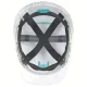 Aizsargķivere uvex pheos planet B-WR, 52-61 cm, balta