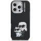 Karl Lagerfeld IML Aquarelle Karl & Choupette & Logo vāciņš iPhone 16 Pro Max, melns