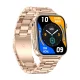 Viedpulkstenis Colmi P80 1.83\" IPS ar Bluetooth zvaniem, zelts un tērauds