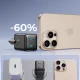 Sienas lādētājs Joyroom JR-TCG17 GaN 45W 2x USB-C, melns