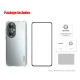 Huawei P50 ENKAY Four Corners Clear TPU Cover Case + Full Glue Tempered Glass | Telefona Vāciņš Maciņš Apvalks...