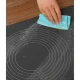 Virtuves Silikona Paklājiņš Mīklas Rullēšanai un Cepšanai (70x50cm) + Mīklas Rullītis Konditorejas Silikona...