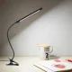 LED galda lampa ar klipsi, 5W, melna