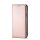 Atverams vāciņš iPhone 14 Pro Magnet Card Case ar maka un statīva funkciju, rozā