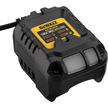 Akumulatoru lādētājs DeWalt DCB1102-QW 10.8-18V 2A, melns/dzeltens
